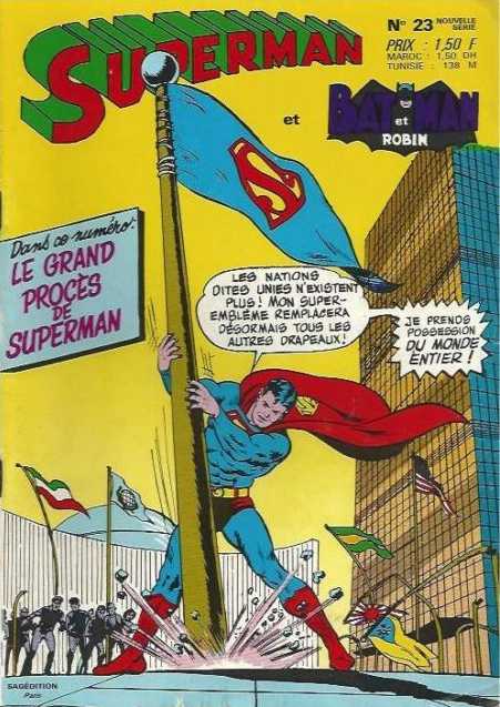Scan de la Couverture Superman Batman Robin n 23